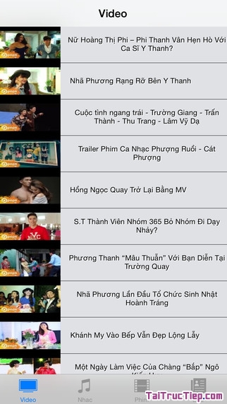 Hình 2 - Tải VietNam TV - Phần mềm xem phim, xem tivi cho iPhone, iPad