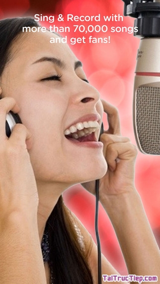 Hình 2 - Tải Red Karaoke - Ứng dụng hát karaoke cho iPhone, iPad