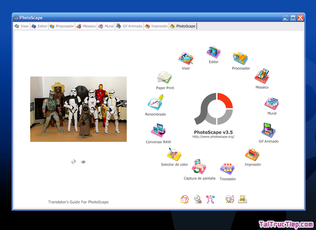 Tải phần mềm chỉnh sủa ảnh kỹ thuật PhotoScape cho Windows + Hình 3