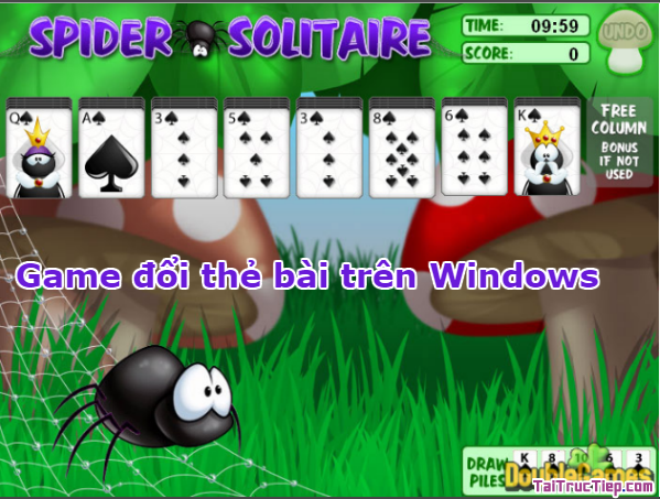 Tải game đánh bài Spider Solitaire cho Windows