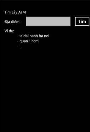Tải phần mềm Tìm cây ATM cho Windows Phone + Hình 3